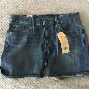 Levis Mid Length Jean Shorts NWT
